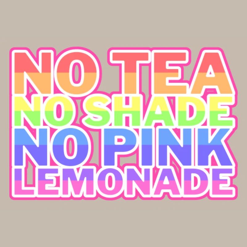 Pas de thé, pas de teinte, pas de limonade rose (mèmes RPDR)