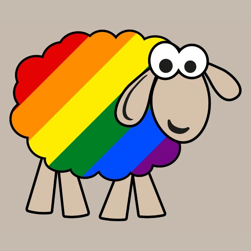 Regenbogen Schaf