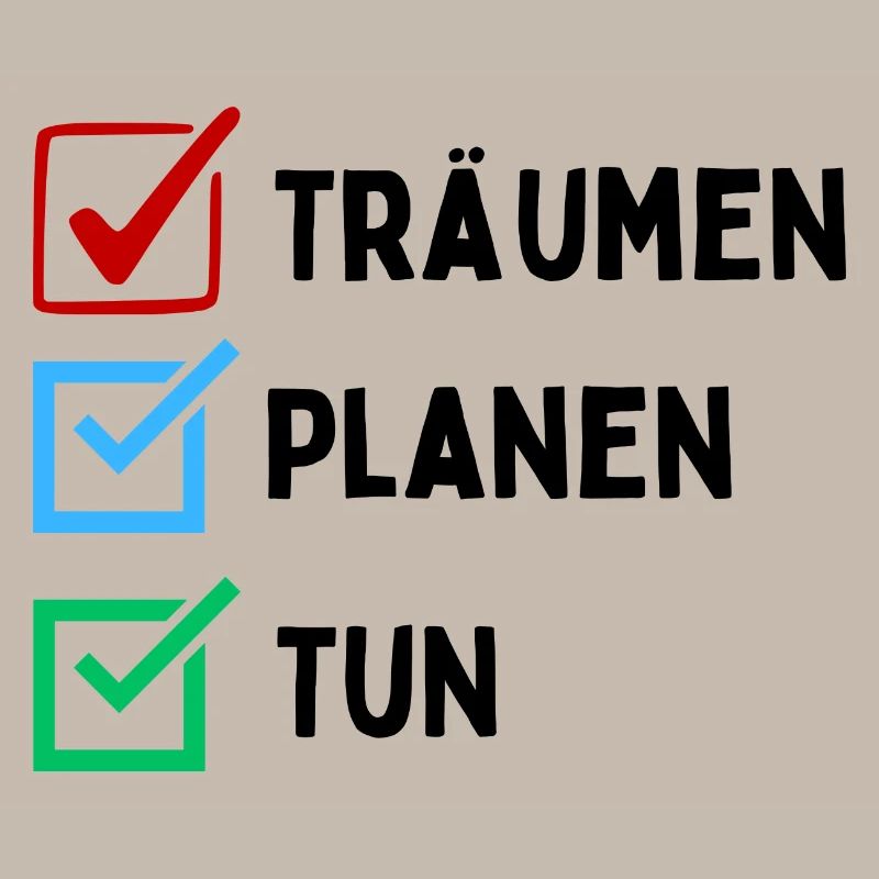 Dream Plan Do Checklist Design Black White