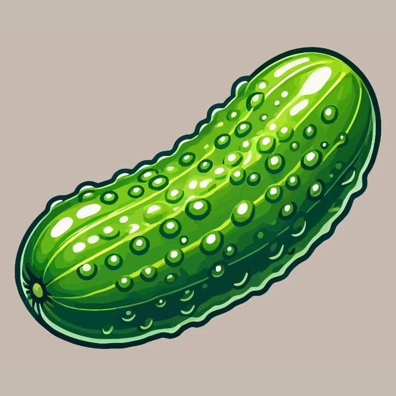 Cornichon courbée
