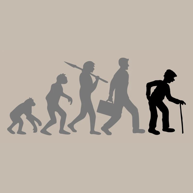 evolution monkey stock hat go back grandpa grandpa