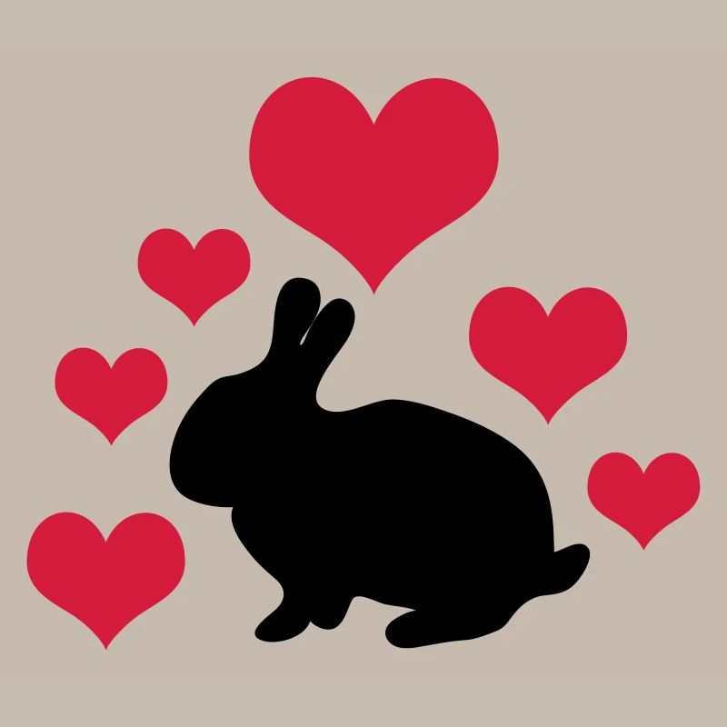 Rabbit with 6 hearts 2