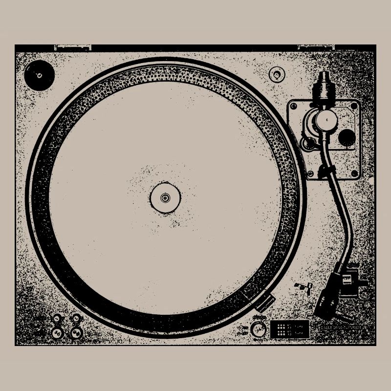 TECHNO Tee - Platines vinyles