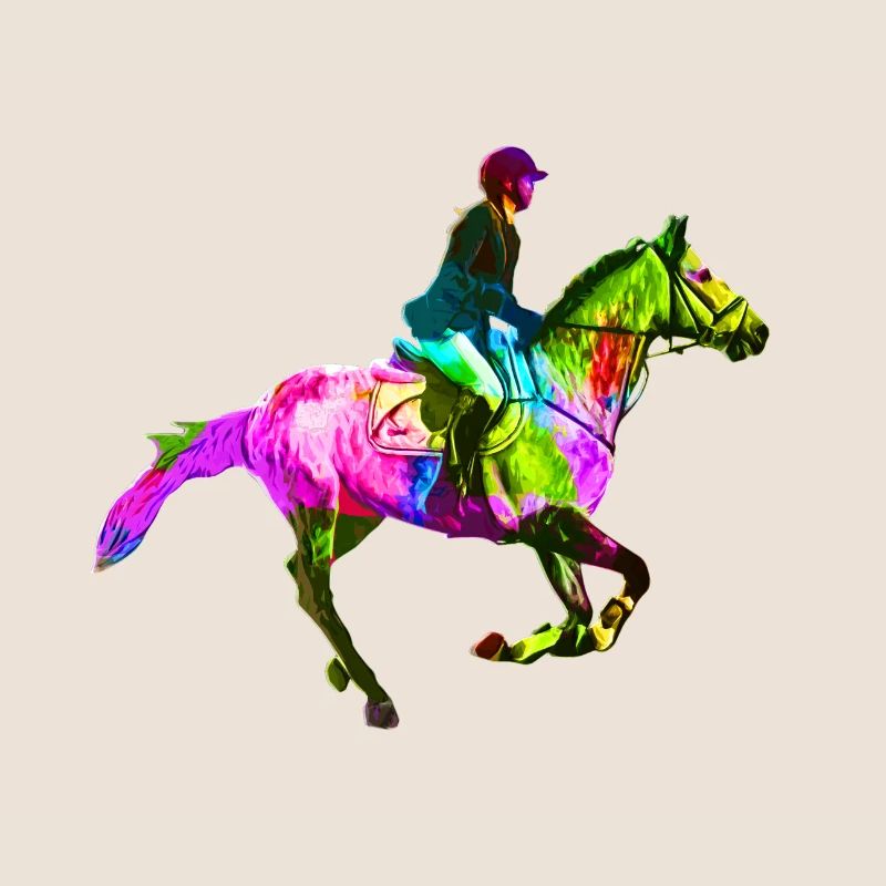 Cavalière colorée