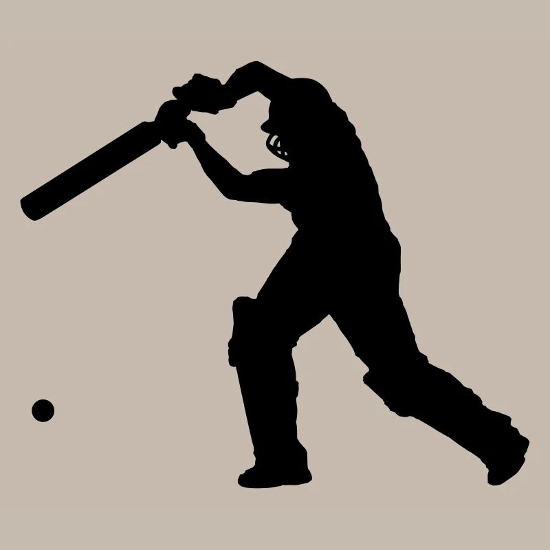 Cricket Player 2 (Vector)