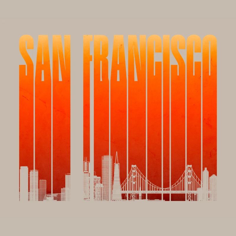 San Francisco Skyline Gradient