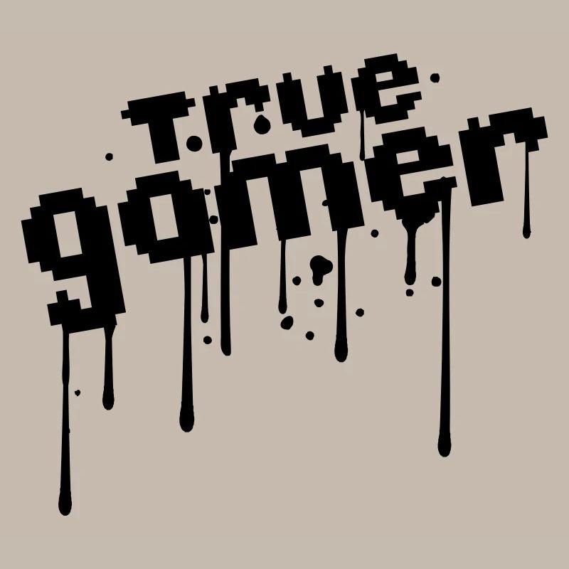 pixel true gamer 8 bit retro alt schrift text blut