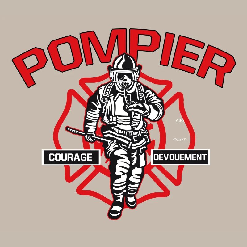 POMPIER courage dévouement