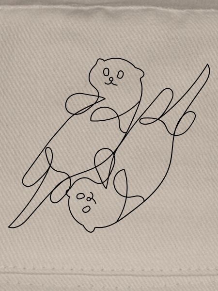 Otter One-Line-Art