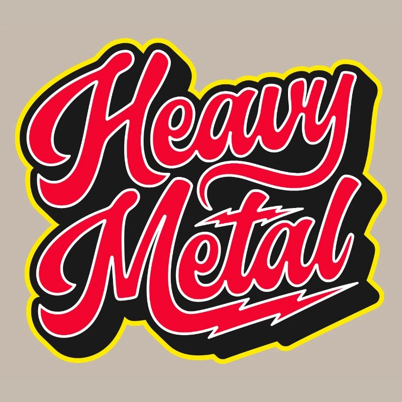 Heavy Metal Bold 3D Script