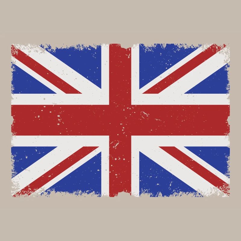 Drapeau Royaume-Uni Grunge