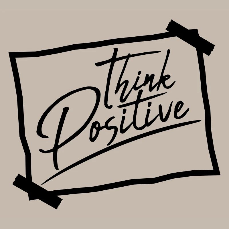 note mémo pense penser positif positif bl