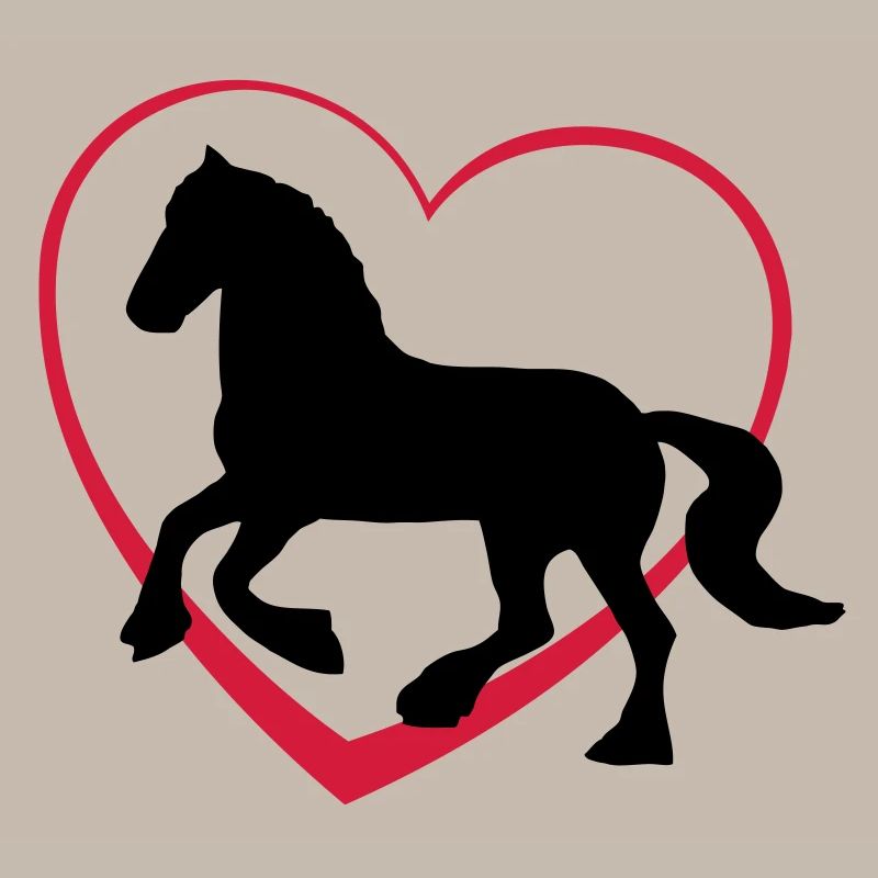 Pferd mit Herz
