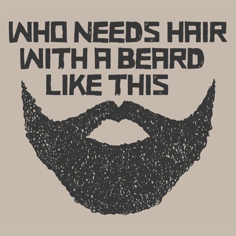 Who Needs Hair With A Beard Like This