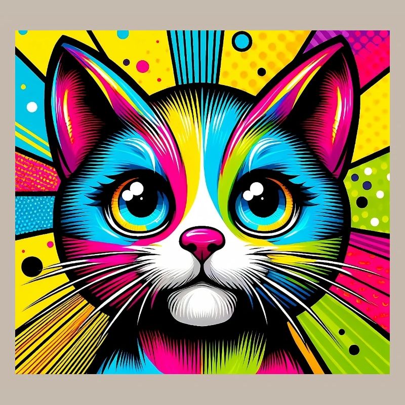 Chat Pop Art