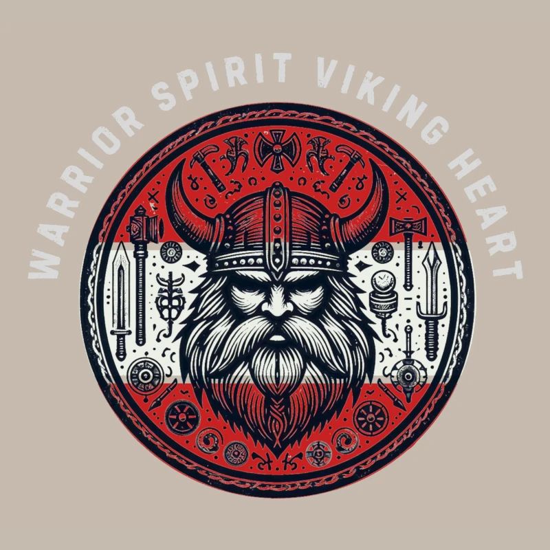 Wikingerherz-Krieger-Emblem