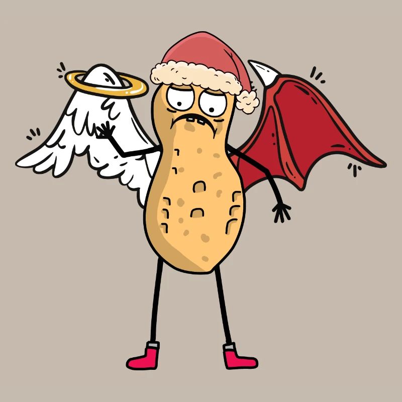 St. Nicholas peanut heavenly devilish xmas Santa