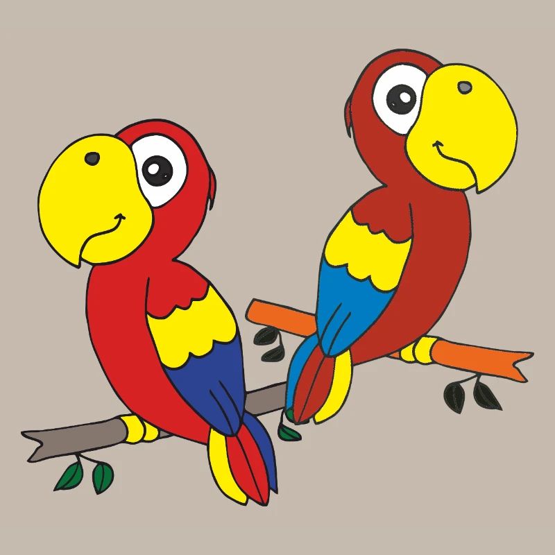 Amis perroquets