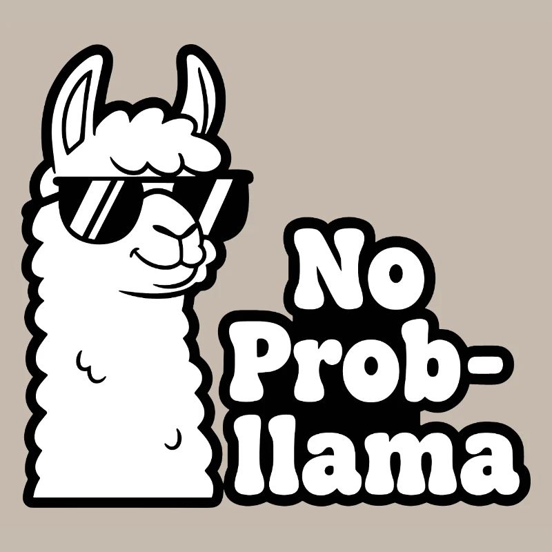 Impression contrastée No Prob Llama