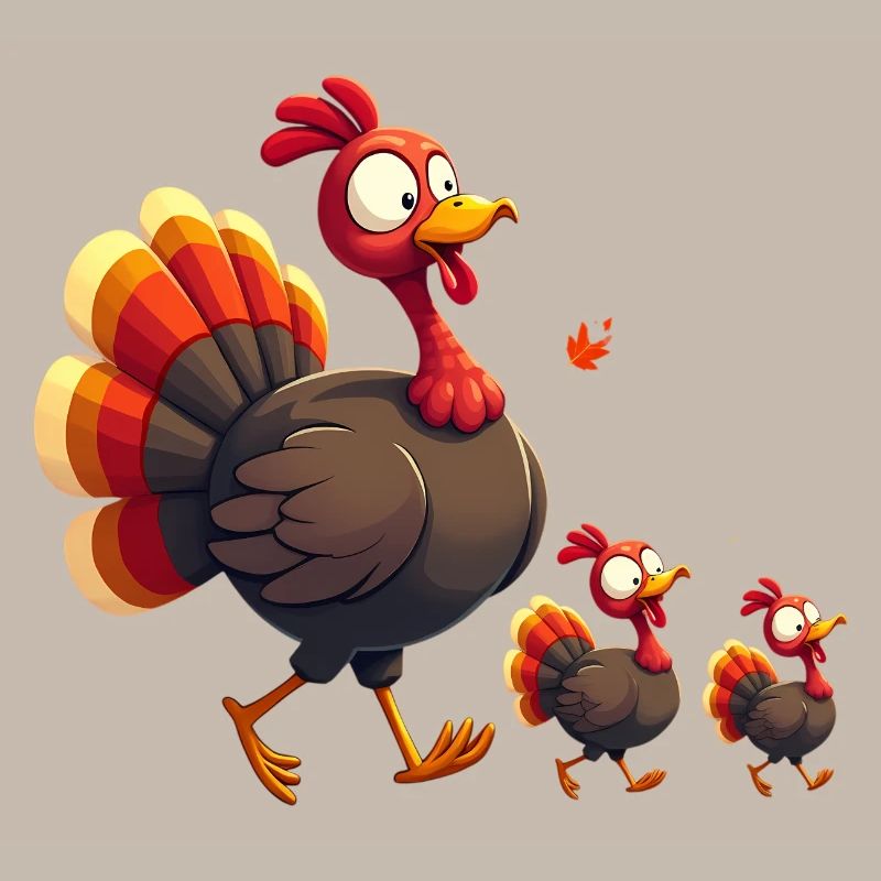Bébé dinde de Thanksgiving