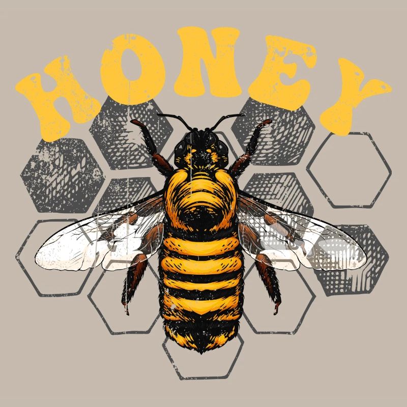 Honey Bee on Hex Grid