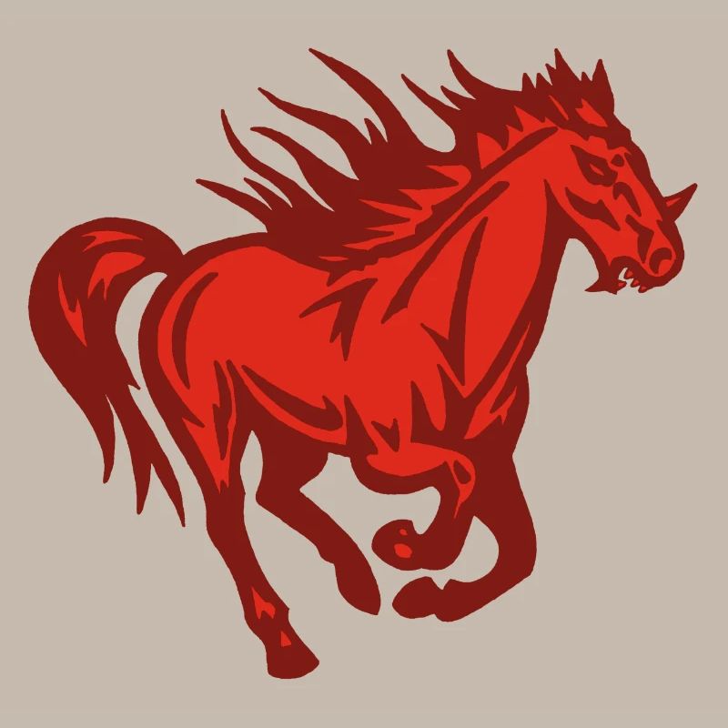 Dämonisches Pferd