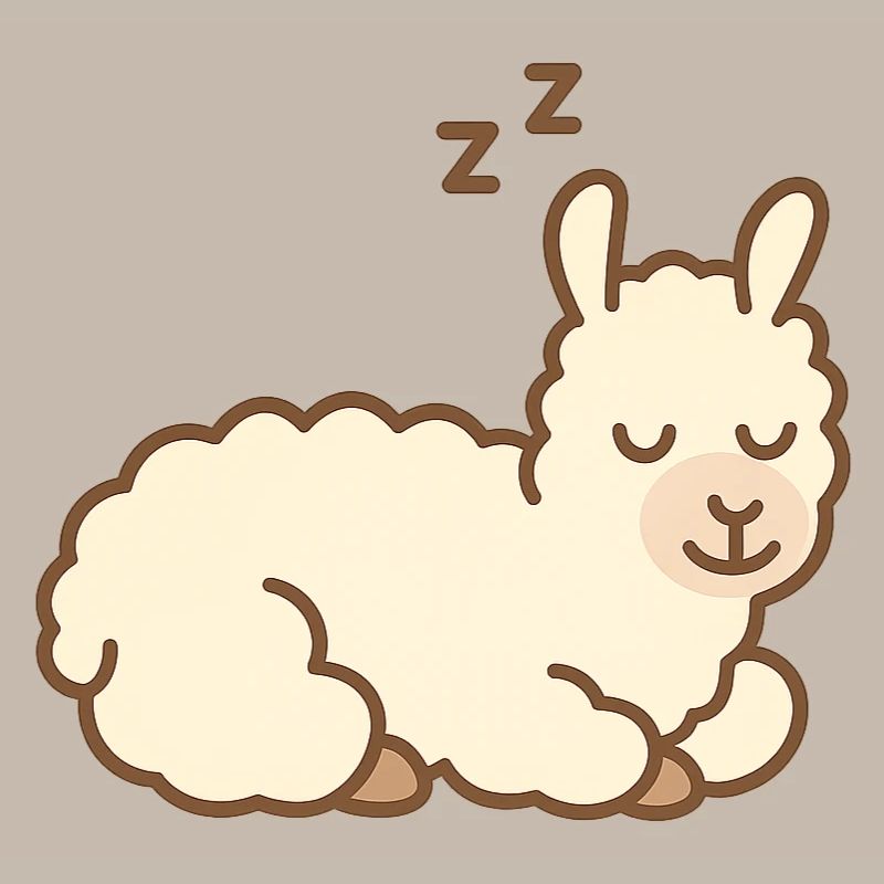 Sleeping Llama