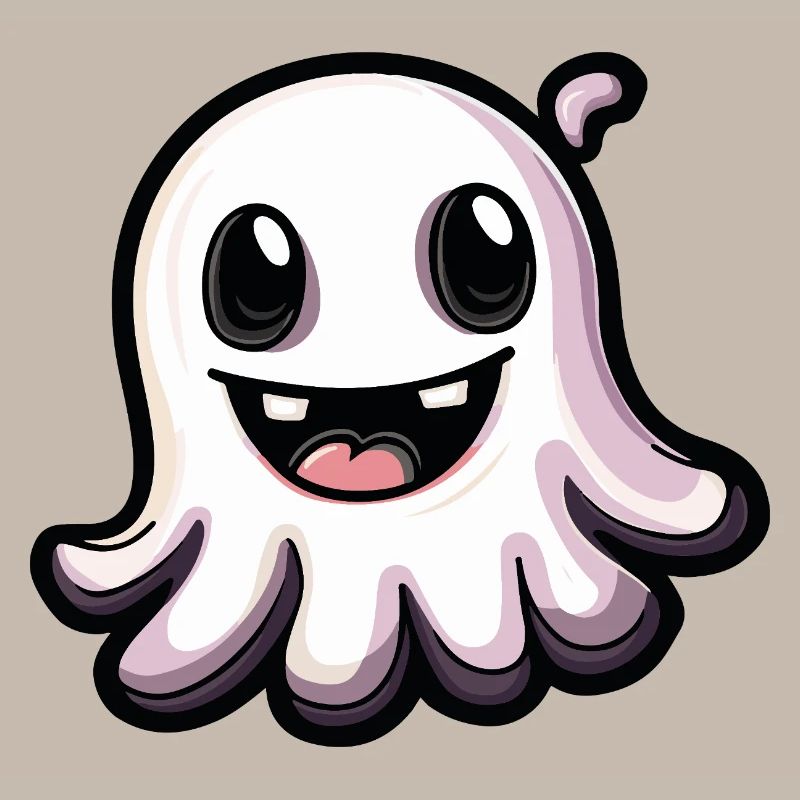 Geist Halloween Niedlich Comic