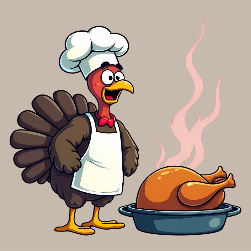 Cuisinier de dinde de Thanksgiving