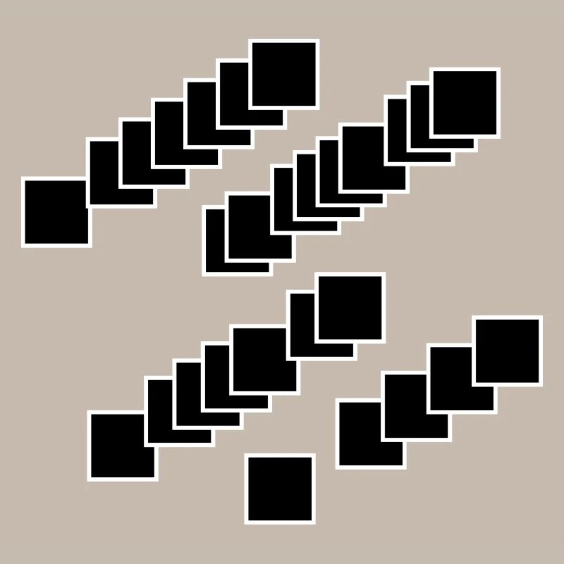 Nested Squares Cascade