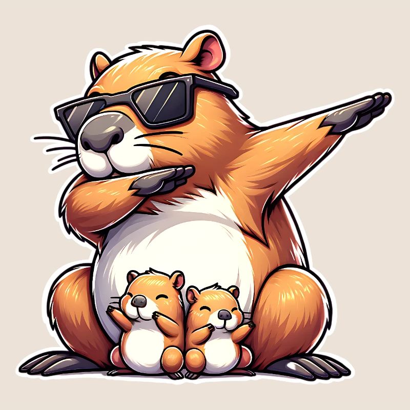 Capybara Papa