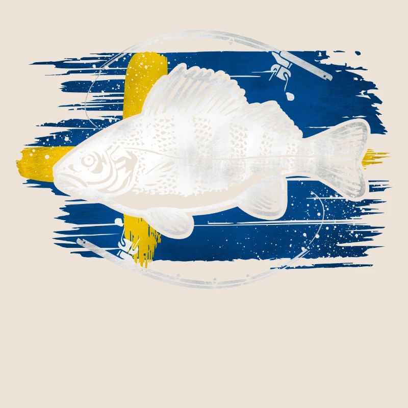 Perche de pêche de Suède