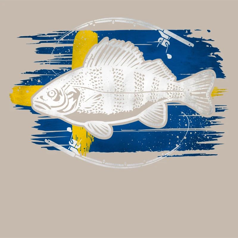 Perche de pêche de Suède