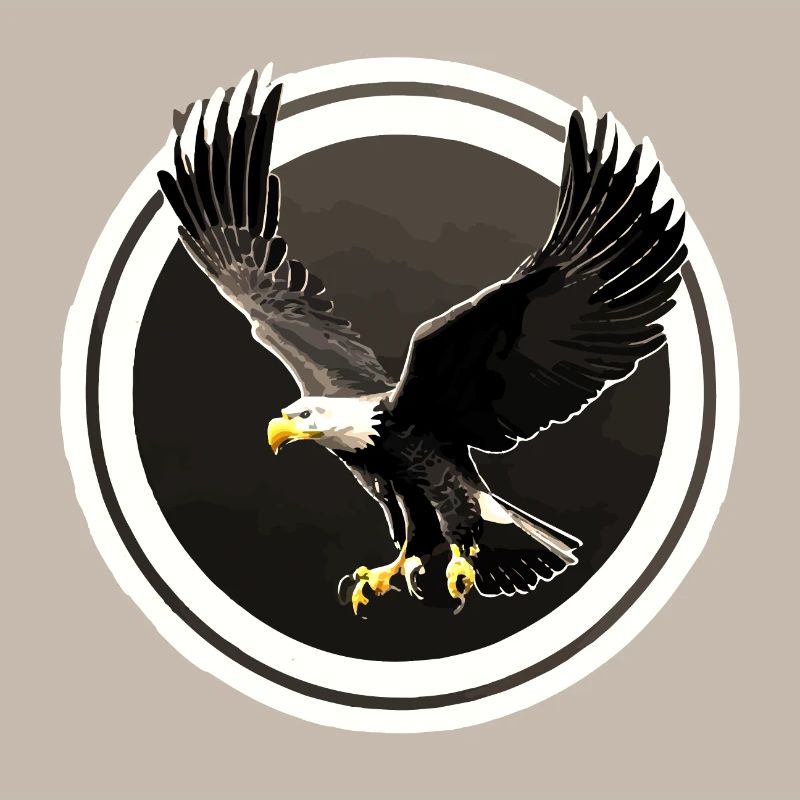 Logo Eagle en rond
