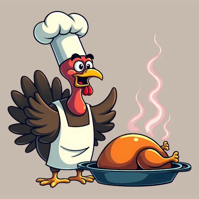 Cuisinier de dinde de Thanksgiving