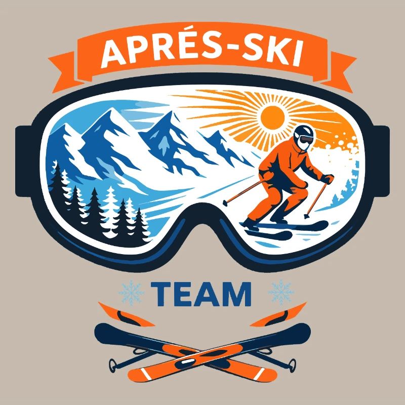 Après Ski Team Comic Design