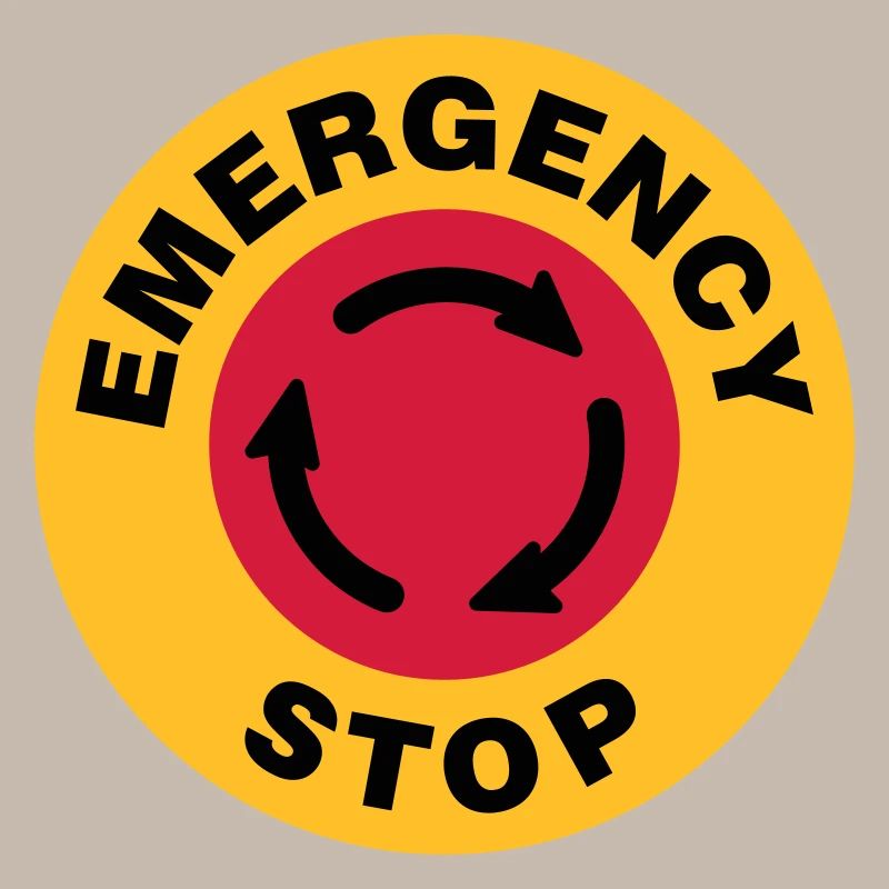 Emergency | Notfall | Stop