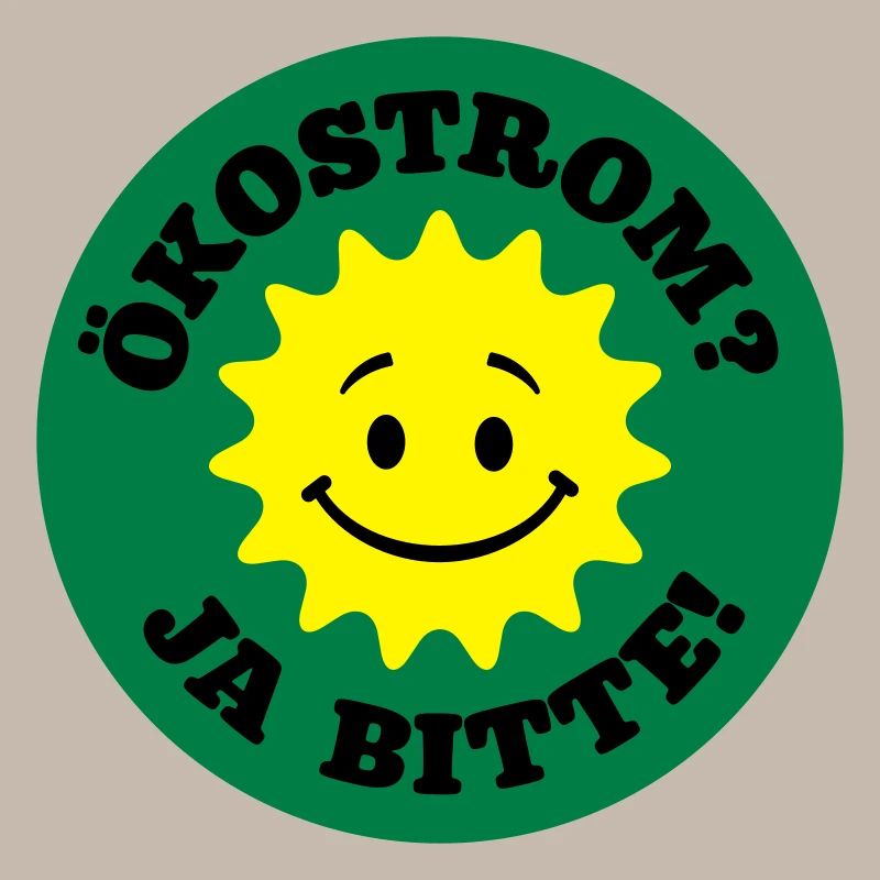 ökostrom ja bitte, atomkraft nein danke, bio öko