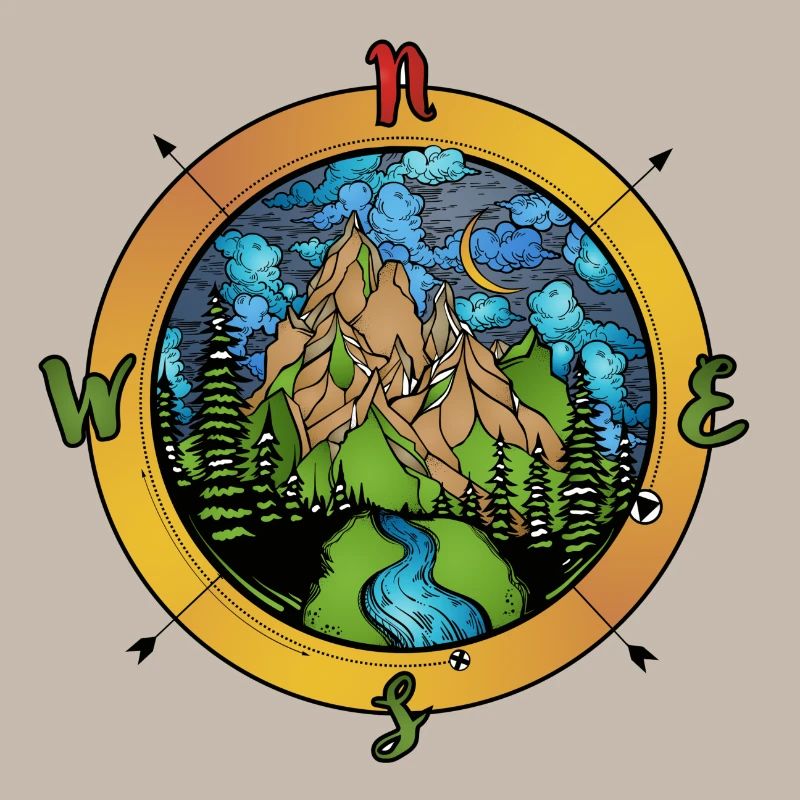 Compass and nature compass
