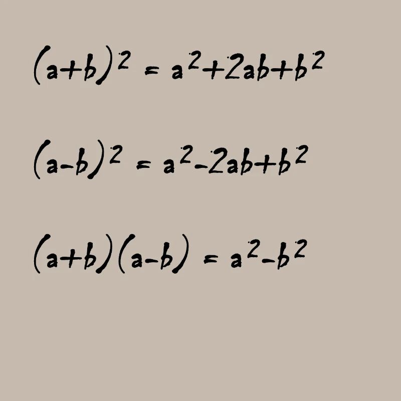 Binomial Formulas Math Design Gift Idea