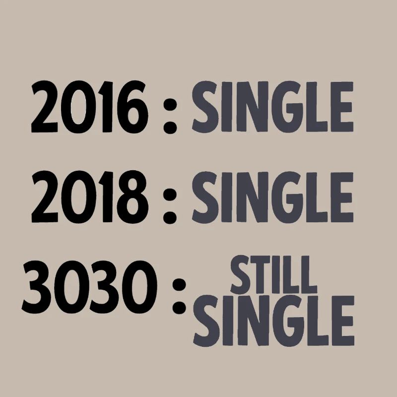 Single aber nicht alleine Geschenk Geschenkidee