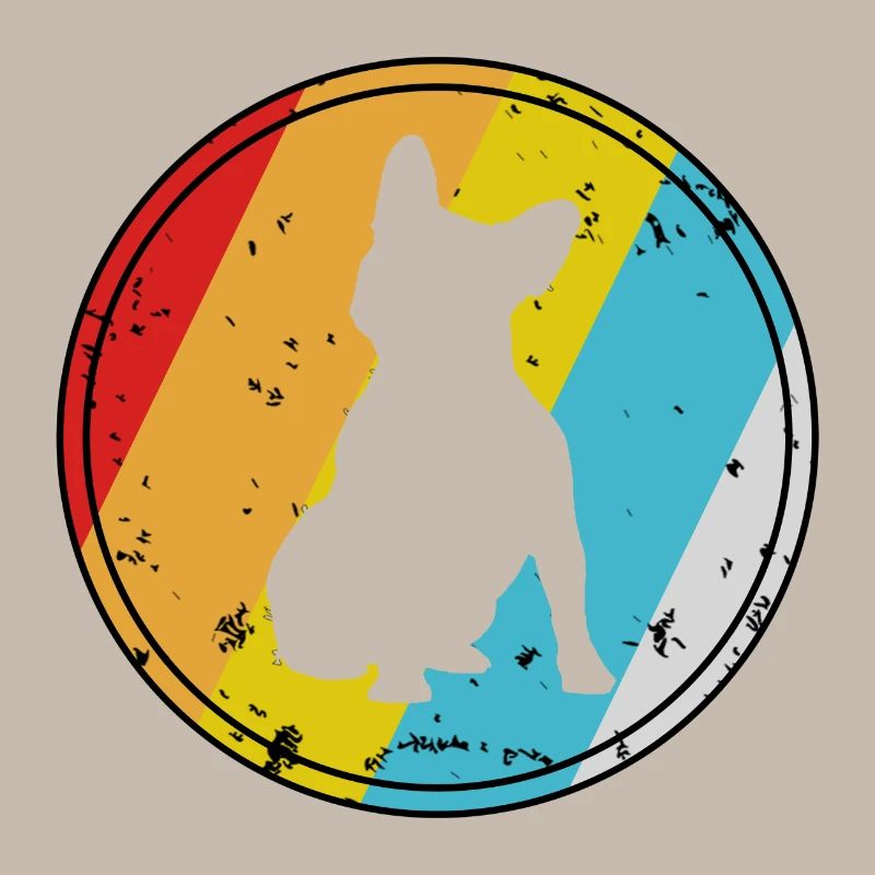 Retro Boston Terrier