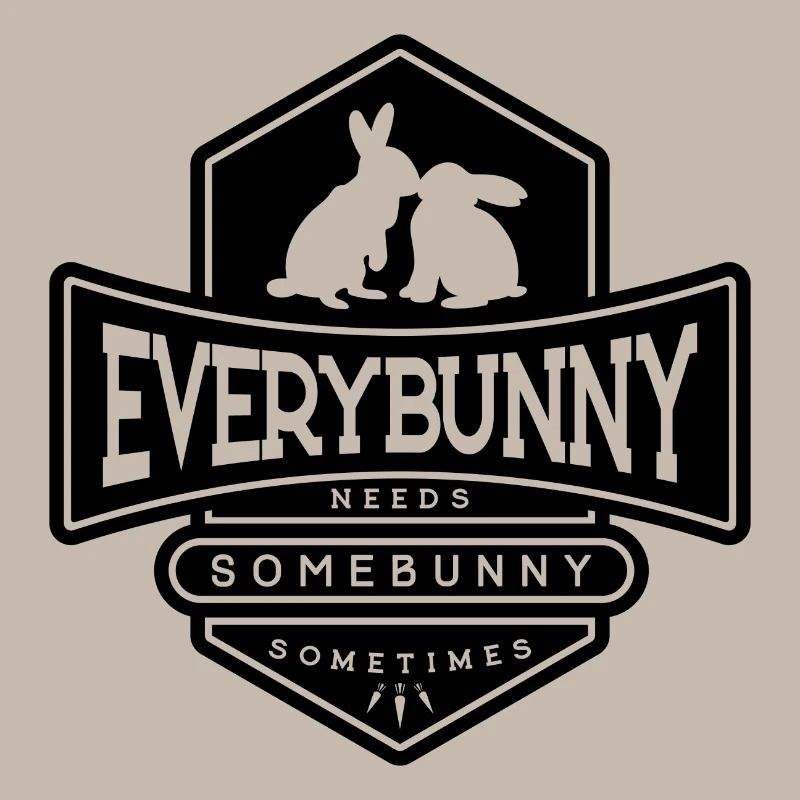 Every rabbit needs a rabbit cuddle Black