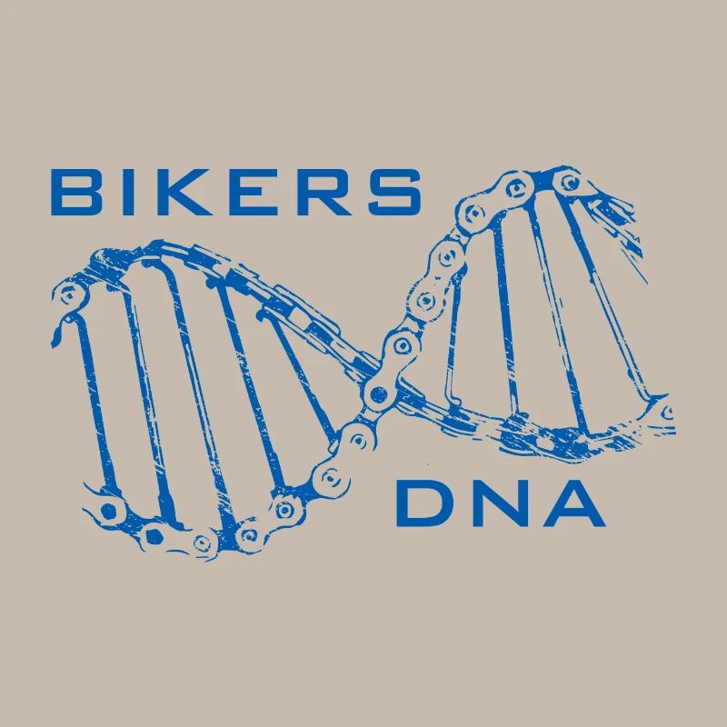 Bikers DNA Bicycle Gift