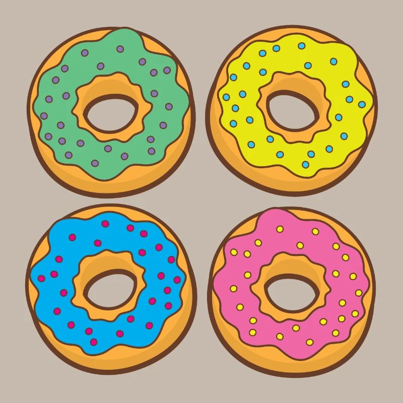 Vier Donuts Donuts