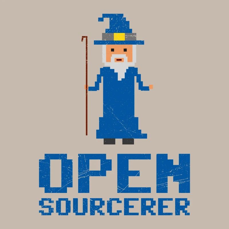 Developer Open Sourcerer Funny gift idea