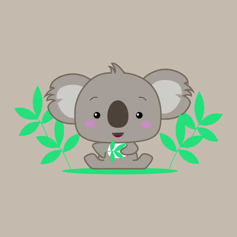 Bébé koala mignon