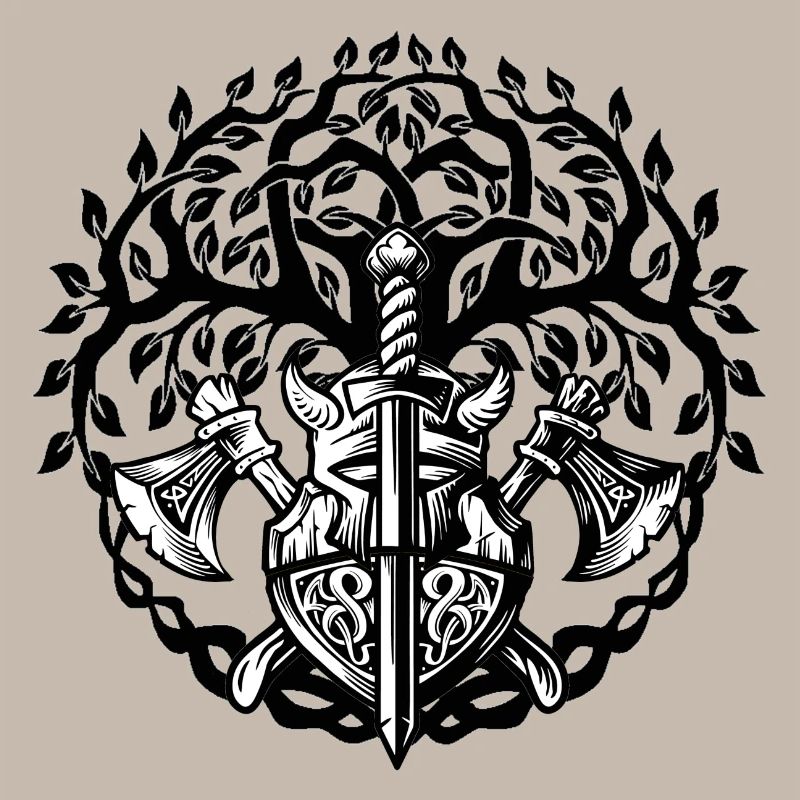 Celtic Ireland Viking Celtic Knot Pattern Tree