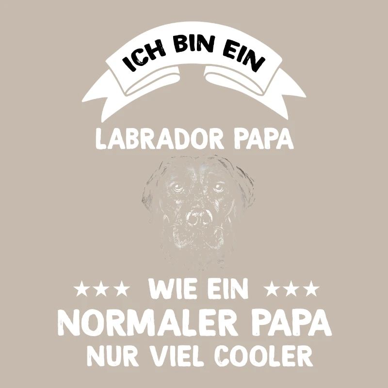 Ich bin ein Labrador Papa Hunde Design