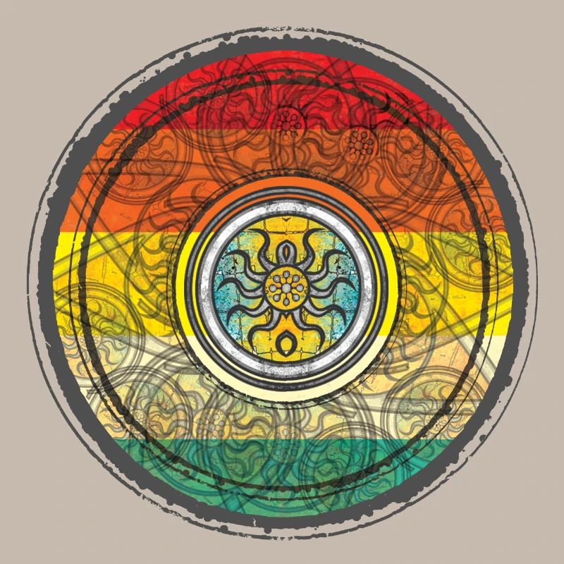 Kaleidoscopic Sun Pattern Context